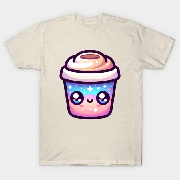 Cute Kawaii Cup Cake T-Shirt by Odetee